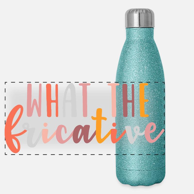 What the Fricative Panoramic Glitter Thermal Bottle 500 ml
