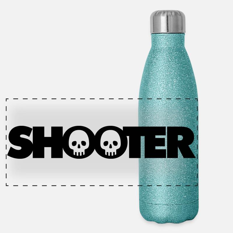 Shooter Panorama Glitzer Isolierflasche 500 ml