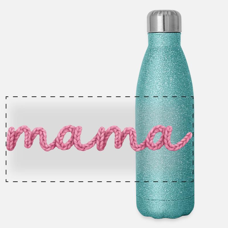 Maman Gourde isotherme panoramique pailletée 500 ml