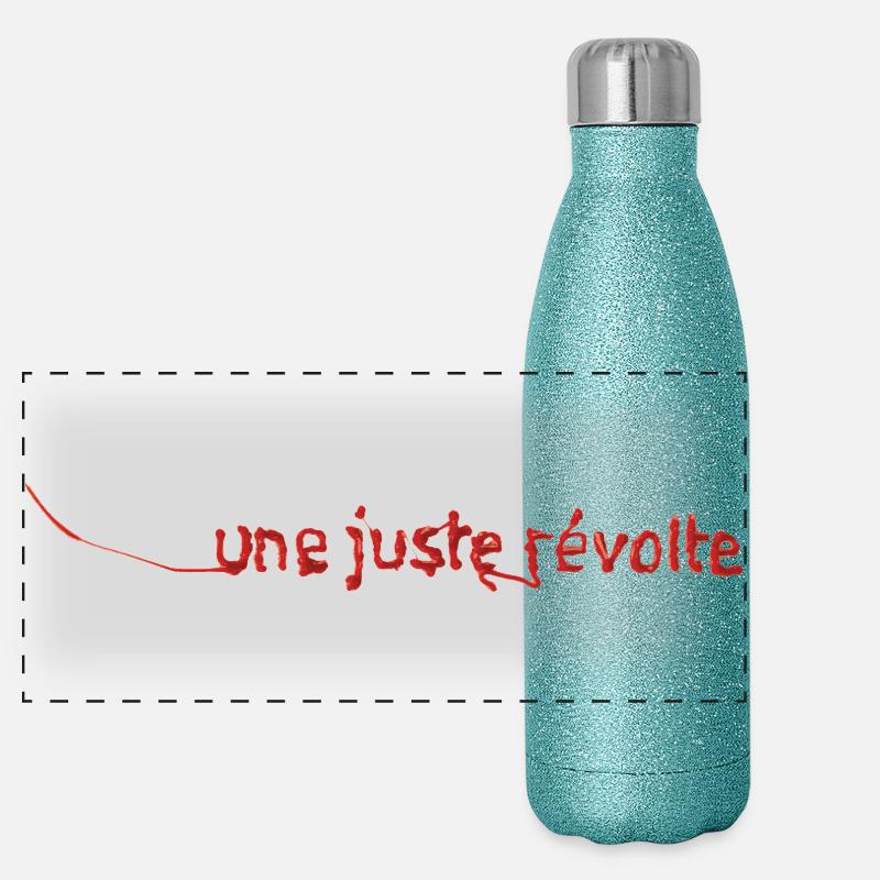 JUSTE RÉVOLTE - let's talk Gourde isotherme panoramique pailletée 500 ml