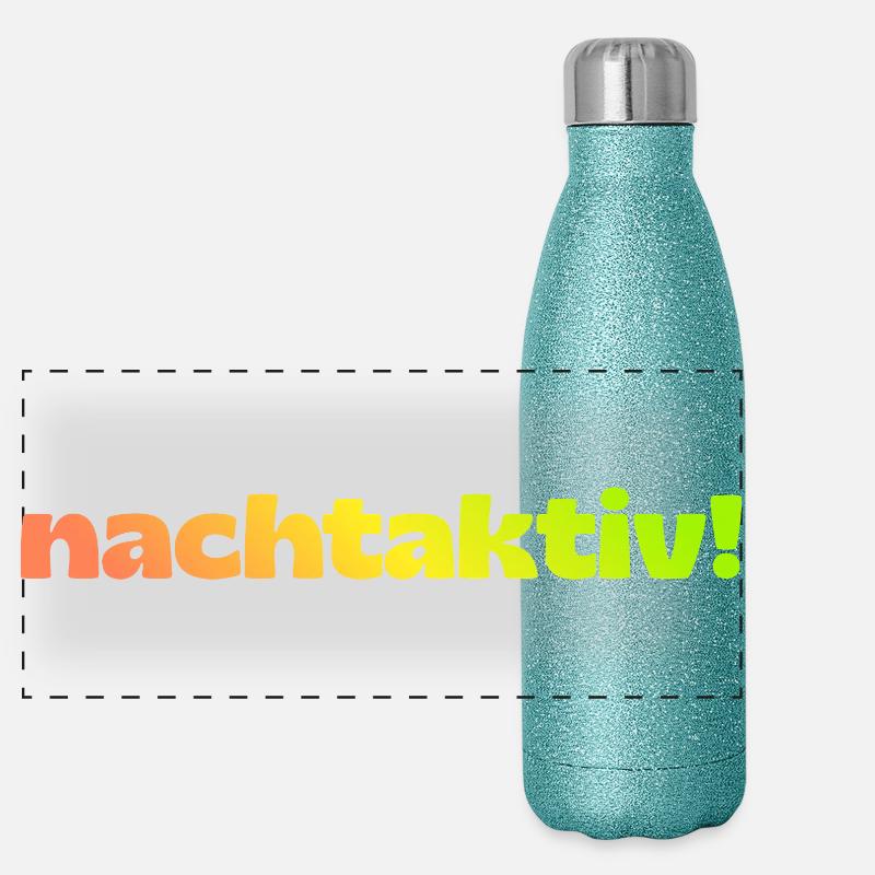 nocturne! Gourde isotherme panoramique pailletée 500 ml