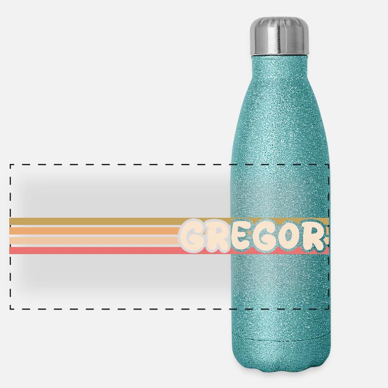 Nom Gregor Gourde isotherme panoramique pailletée 500 ml