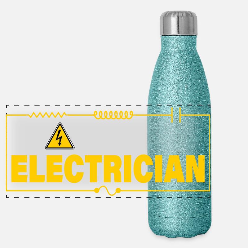 ÉLECTRICIEN Gourde isotherme panoramique pailletée 500 ml