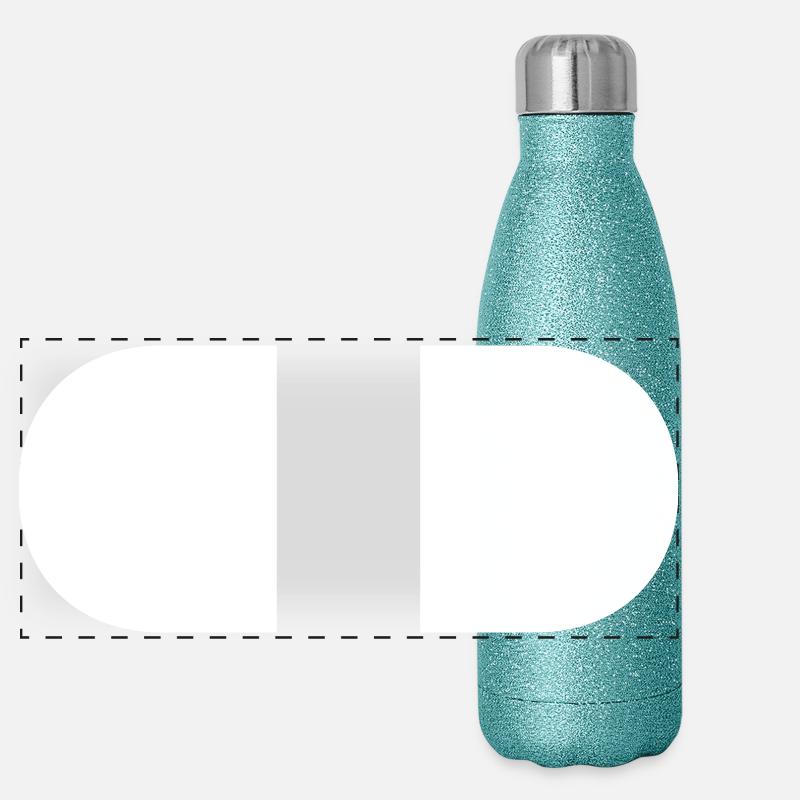 controller-split-weiss Panorama Glitzer Isolierflasche 500 ml