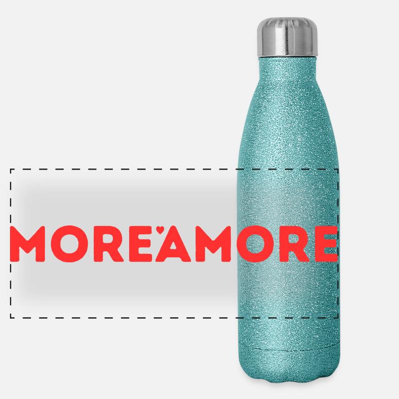 More aMore  Panorama Glitzer Isolierflasche 500 ml