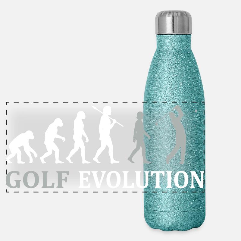 Évolution du golf – Le cadeau parfait pour le golfeur Gourde isotherme panoramique pailletée 500 ml