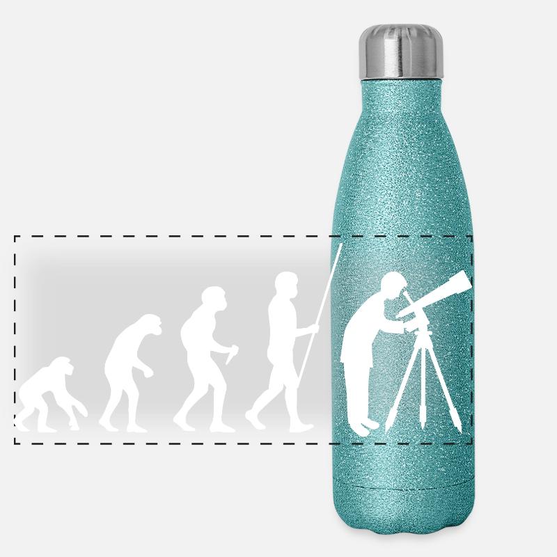 Astronomie Evolution Panorama Glitzer Isolierflasche 500 ml