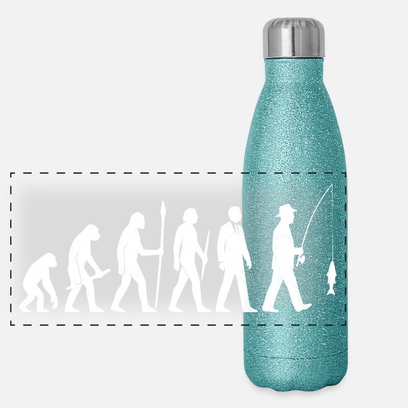L’évolution de la pêche – Le véritable patrimoine de l’homme Gourde isotherme panoramique pailletée 500 ml