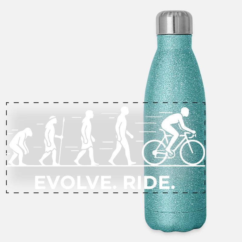 Evolve Ride Cycle Evolution Gourde isotherme panoramique pailletée 500 ml