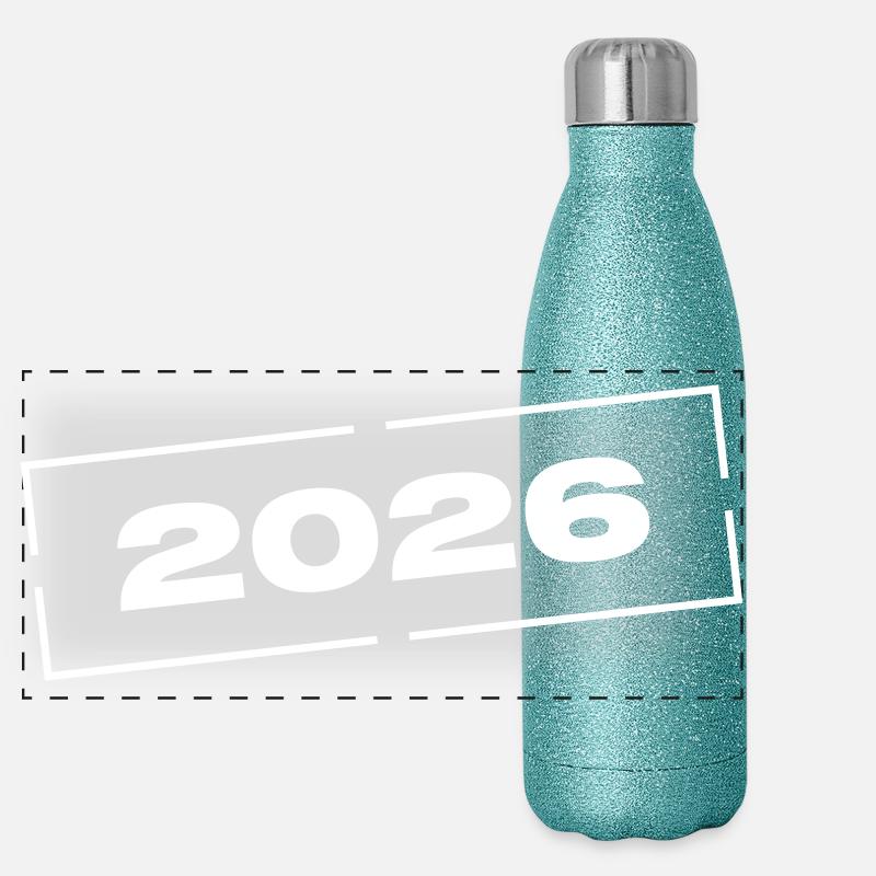 Timbre 2026 Gourde isotherme panoramique pailletée 500 ml