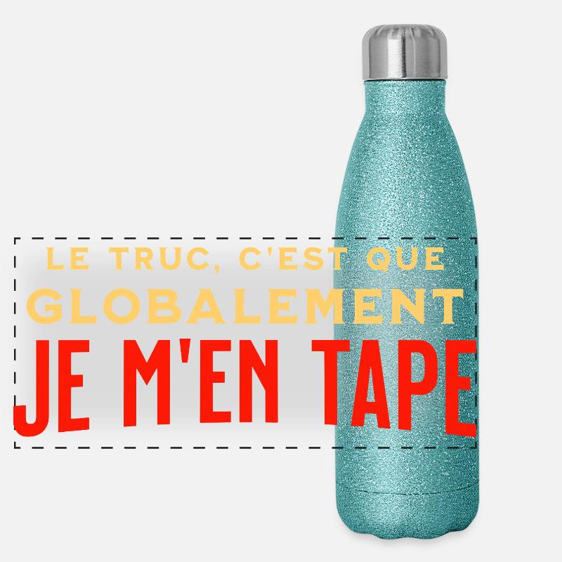 Overall I don't care Panoramic Glitter Thermal Bottle 500 ml