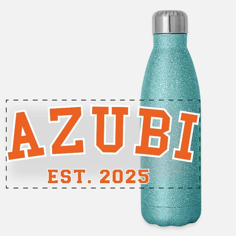 Azubi Beruf seit 2025 Panorama Glitzer Isolierflasche 500 ml