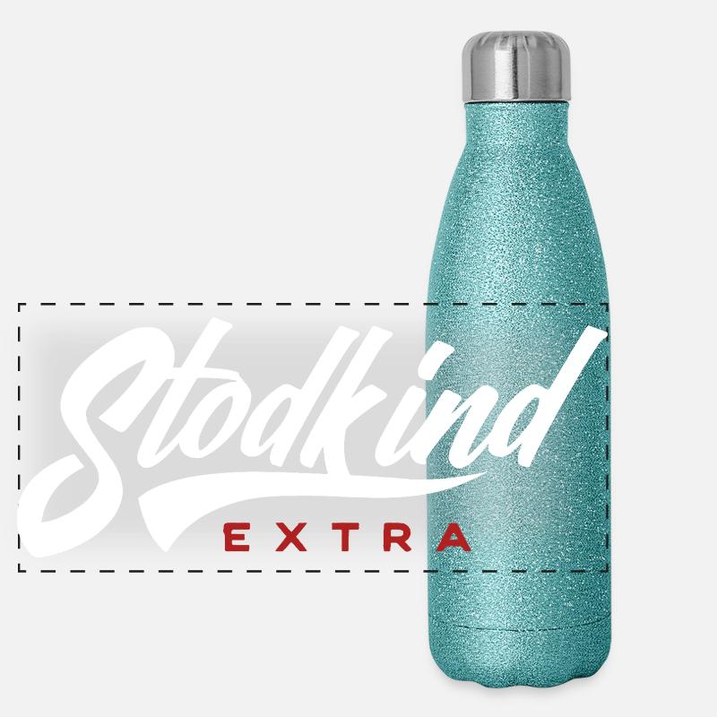 Stodkind Extra WHITE Panorama Glitzer Isolierflasche 500 ml