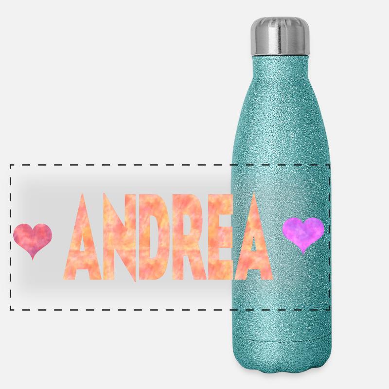 Panorama Glitzer Isolierflasche 500 ml