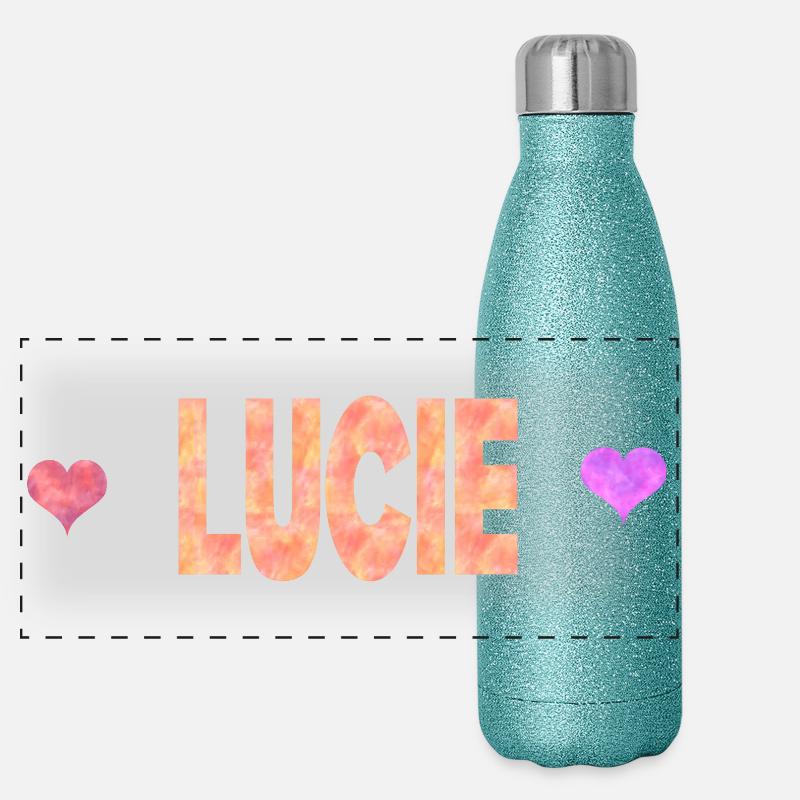 Lucie Panoramic Glitter Thermal Bottle 500 ml