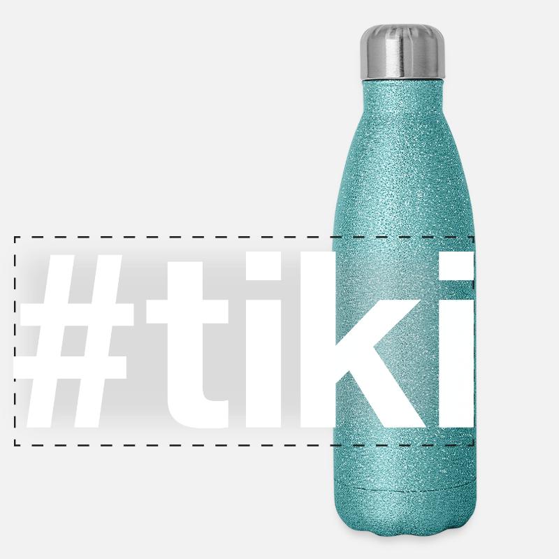 TIKI Hashtag Panorama Glitzer Isolierflasche 500 ml