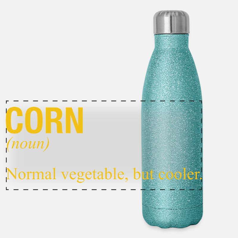 MAÏS Gourde isotherme panoramique pailletée 500 ml