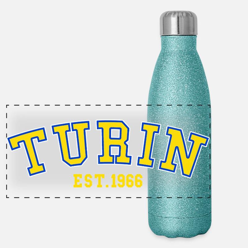 Turin Fondée en 1966 Gourde isotherme panoramique pailletée 500 ml