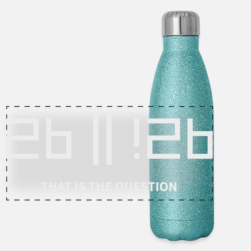 2b ou !2b pour être ou ne pas être c’est la question Gourde isotherme panoramique pailletée 500 ml