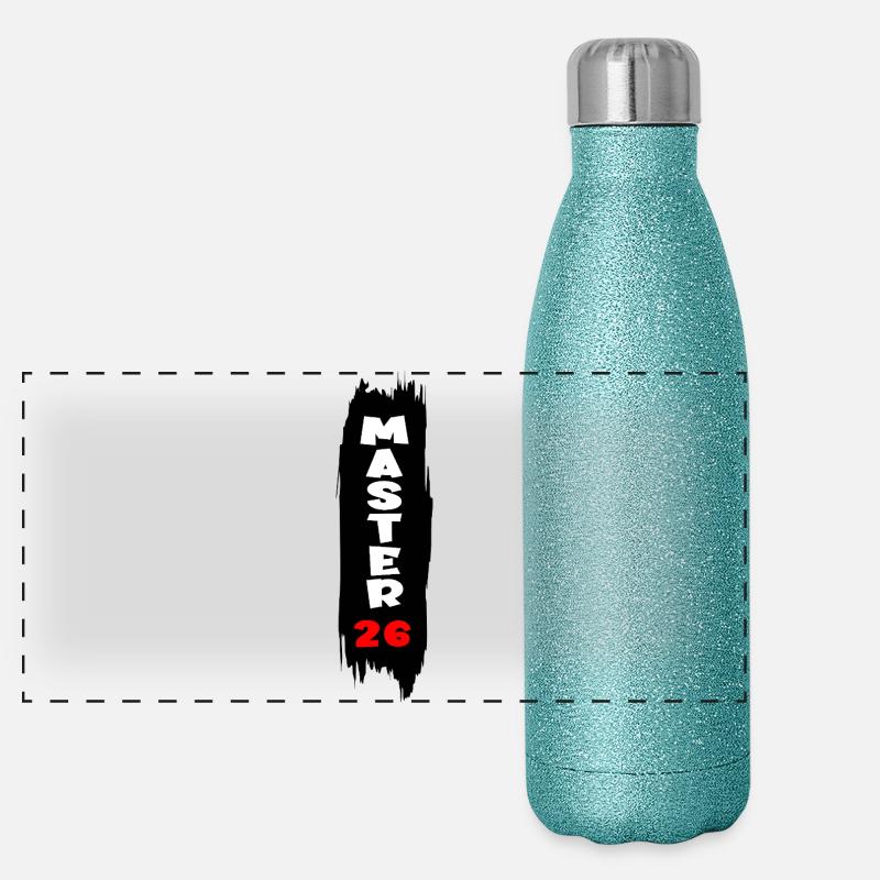 Master 2026 Panorama Glitzer Isolierflasche 500 ml