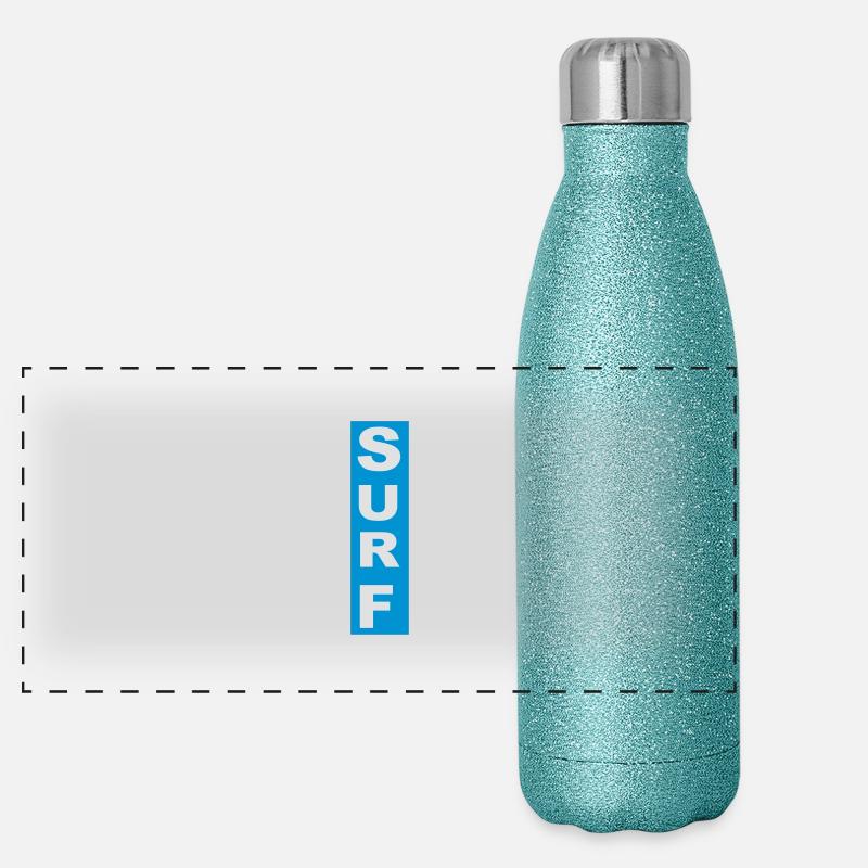 Surf Gourde isotherme panoramique pailletée 500 ml