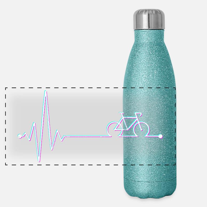 Neon Bike Pulse Gourde isotherme panoramique pailletée 500 ml
