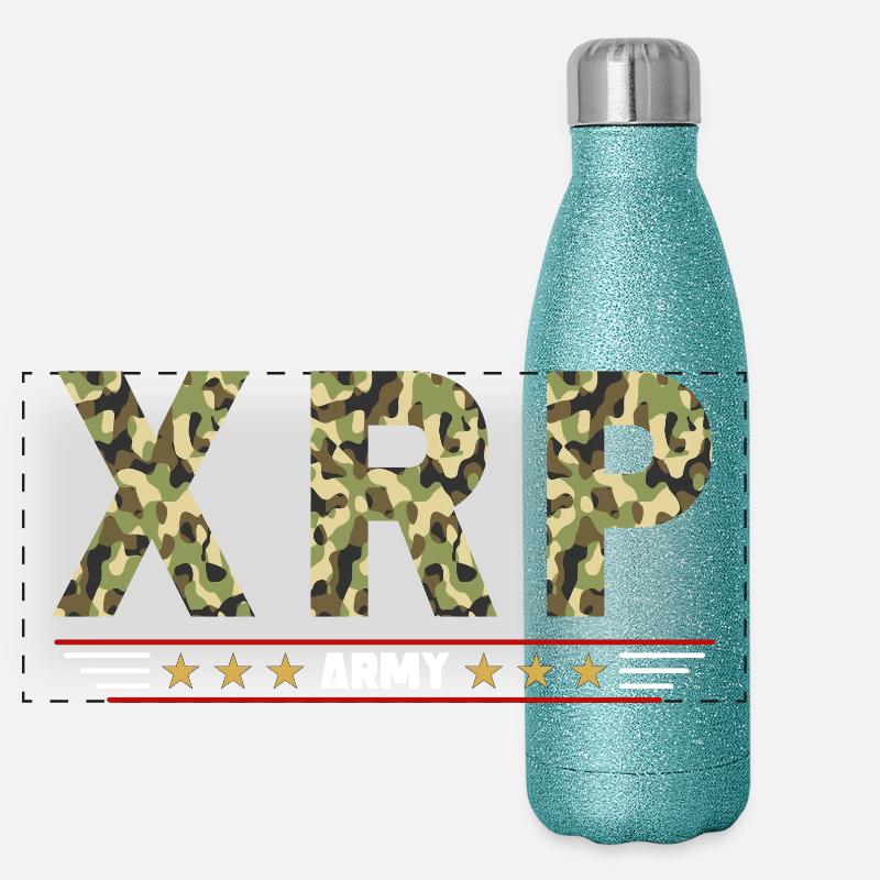 Armée XRP Gourde isotherme panoramique pailletée 500 ml