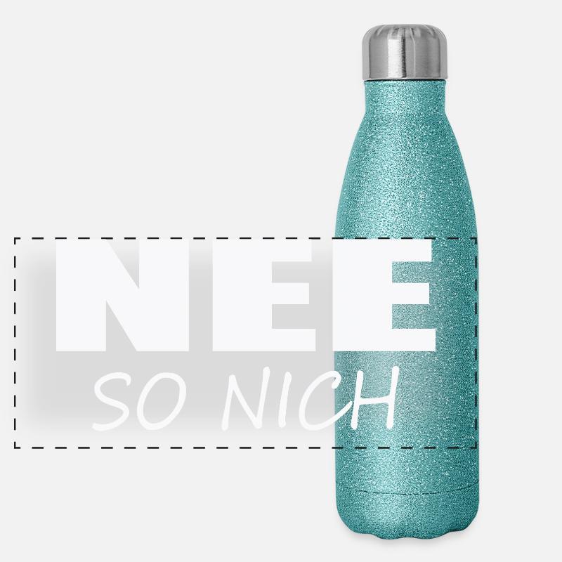 NON, PAS COMME ÇA Gourde isotherme panoramique pailletée 500 ml