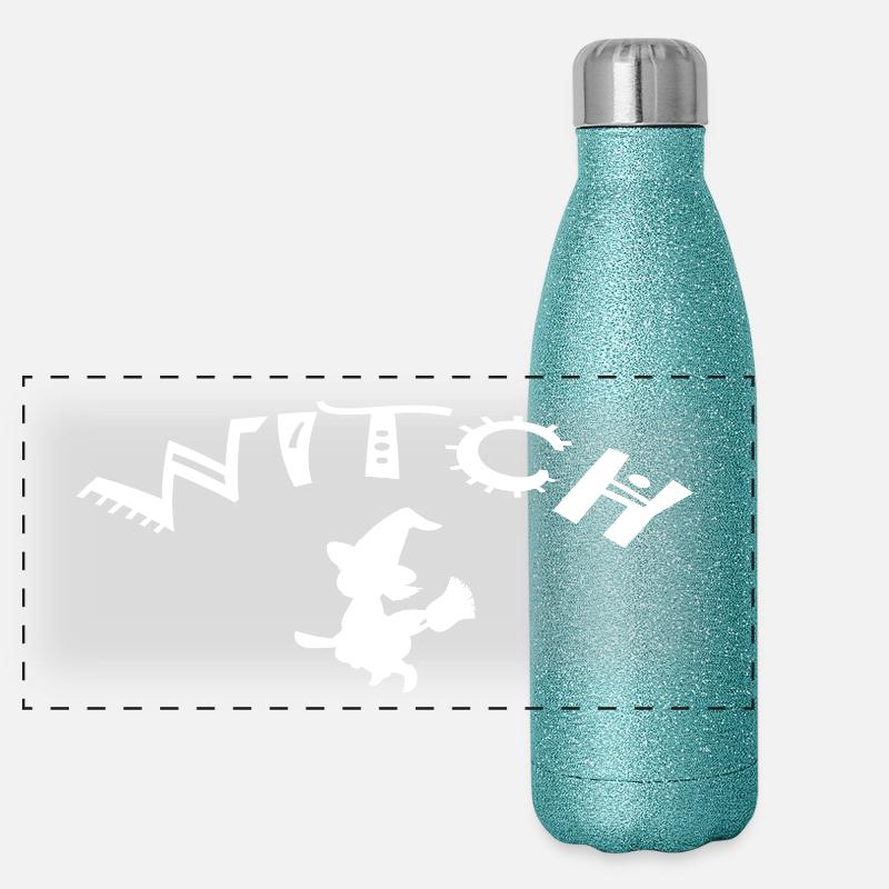 SORCIÈRE Gourde isotherme panoramique pailletée 500 ml
