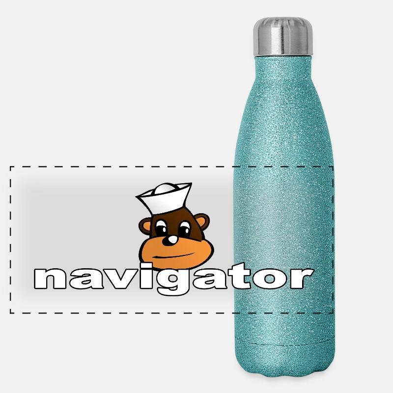 navigateur Gourde isotherme panoramique pailletée 500 ml