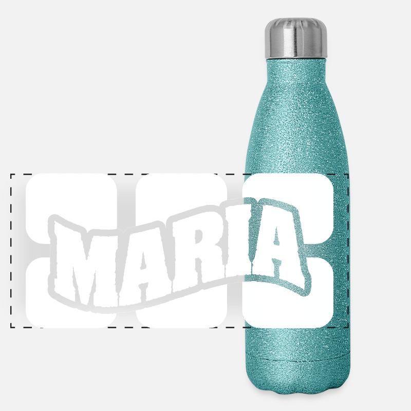 Maria Panorama Glitzer Isolierflasche 500 ml