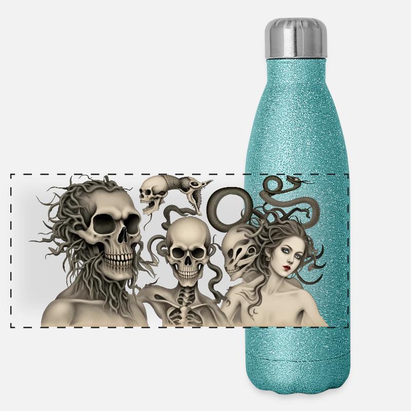 THE DAMNED #6 - dark hell Gourde isotherme panoramique pailletée 500 ml