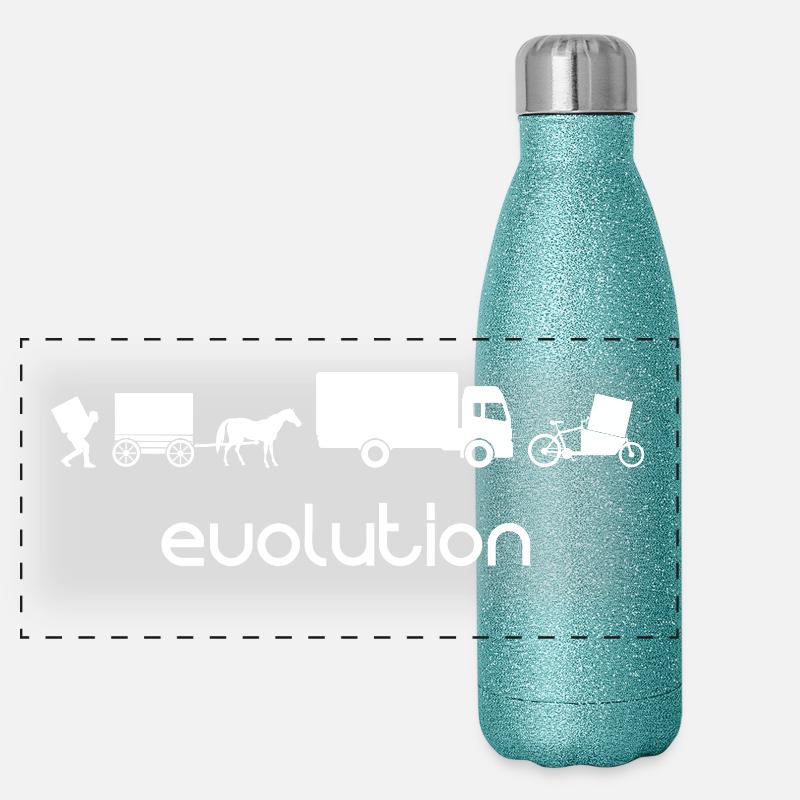 Lastenrad Transport Evolution Panorama Glitzer Isolierflasche 500 ml