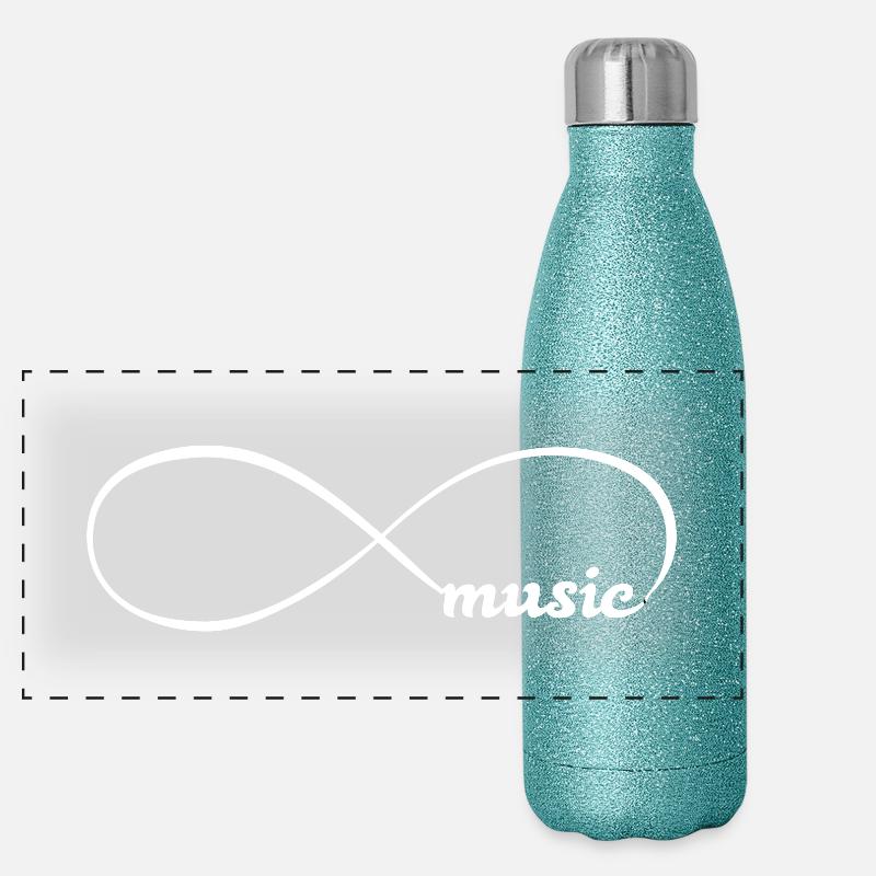 musique Gourde isotherme panoramique pailletée 500 ml