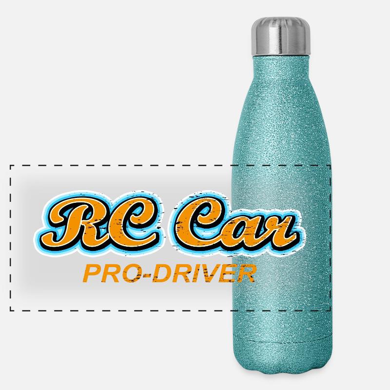 pilote rc car pro Gourde isotherme panoramique pailletée 500 ml