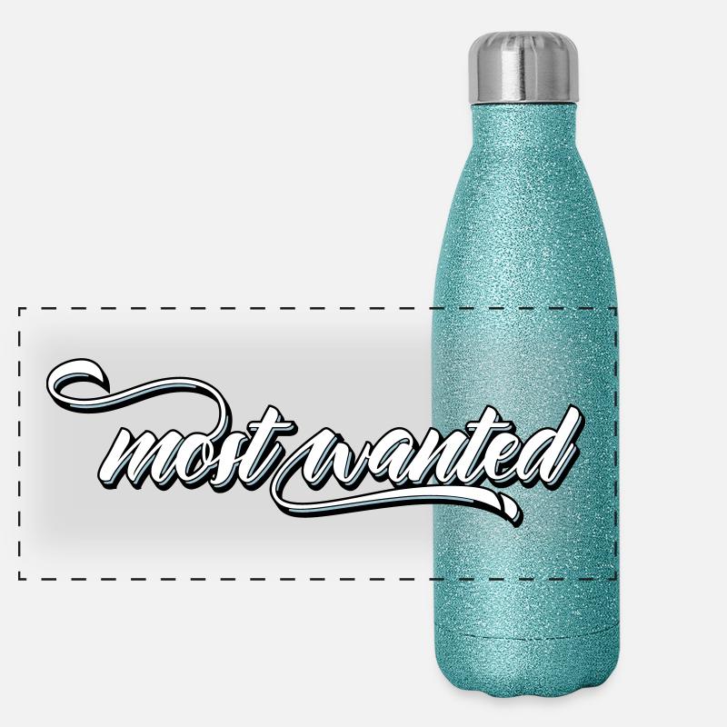 most wanted Panorama Glitzer Isolierflasche 500 ml