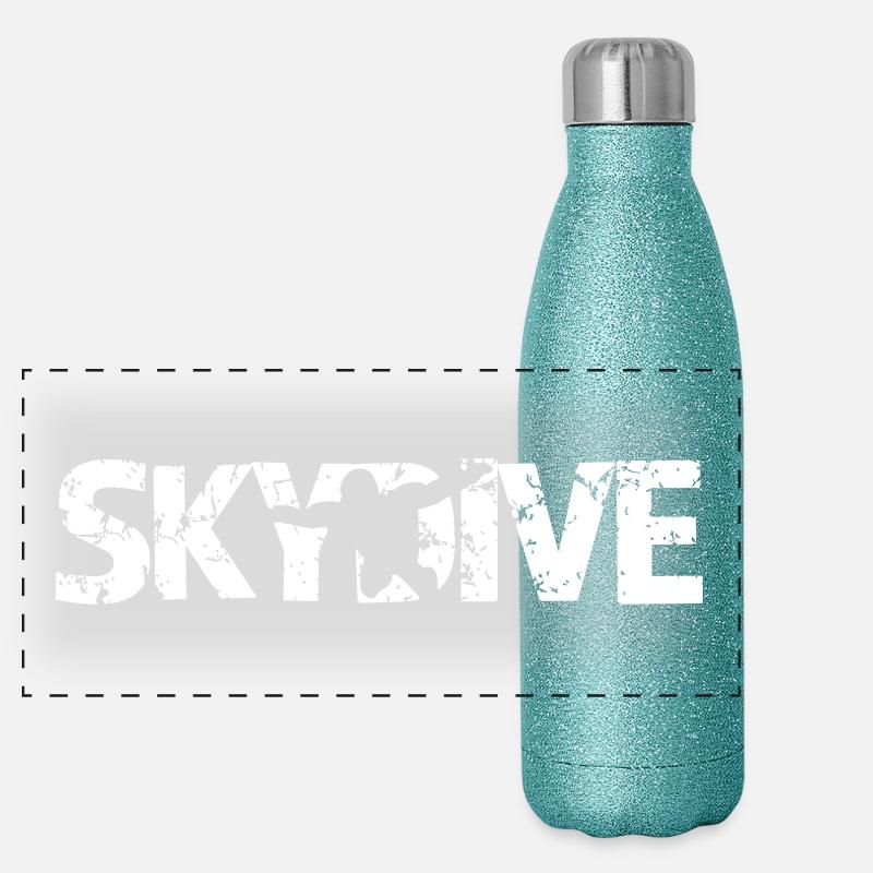 silhouette Skydive Gourde isotherme panoramique pailletée 500 ml