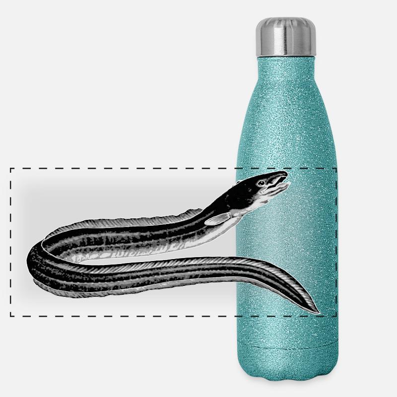 Aal Panorama Glitzer Isolierflasche 500 ml