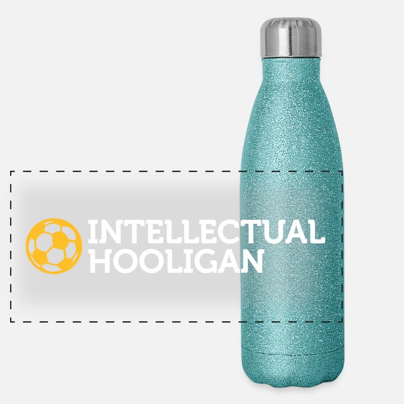 Hooligan intellectuel Gourde isotherme panoramique pailletée 500 ml