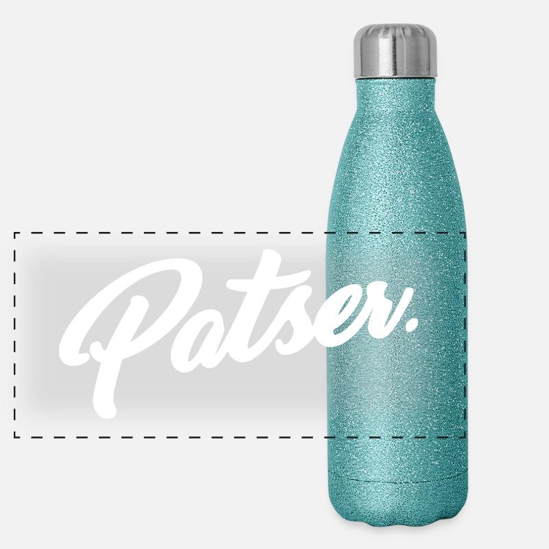 Patser Gourde isotherme panoramique pailletée 500 ml