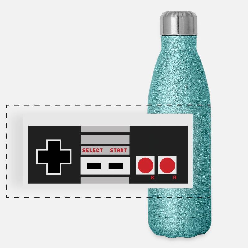 handle nes Panoramic Glitter Thermal Bottle 500 ml