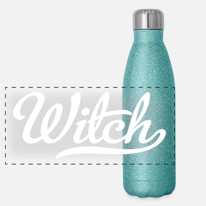 Sorcière Gourde isotherme panoramique pailletée 500 ml