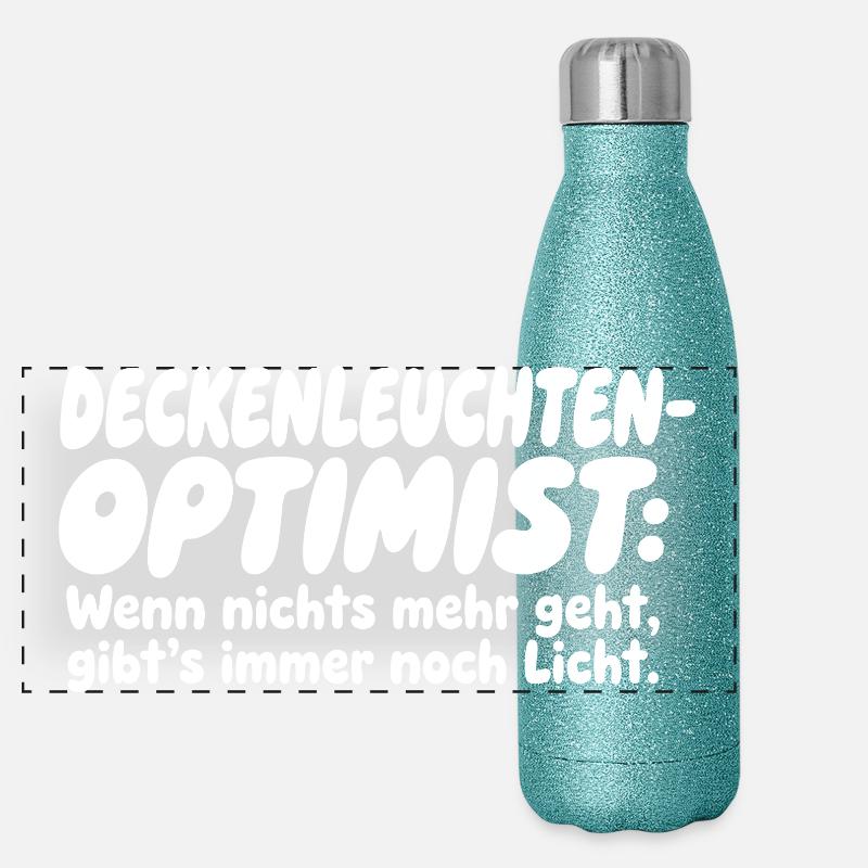 Deckenleuchten-Optimist Panorama Glitzer Isolierflasche 500 ml