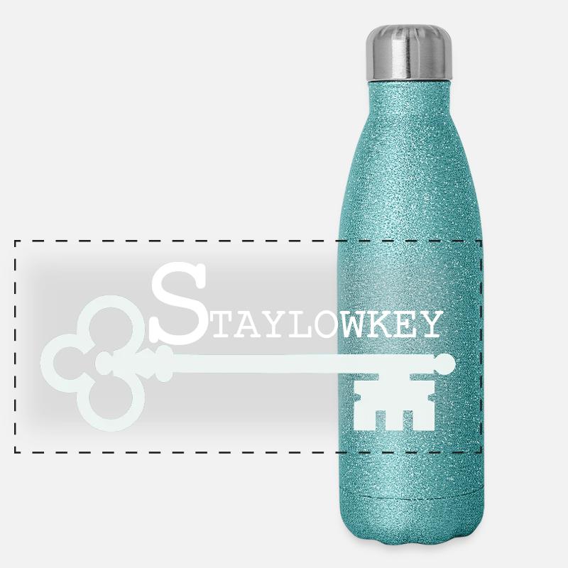 Reste une illustration discrète Gourde isotherme panoramique pailletée 500 ml