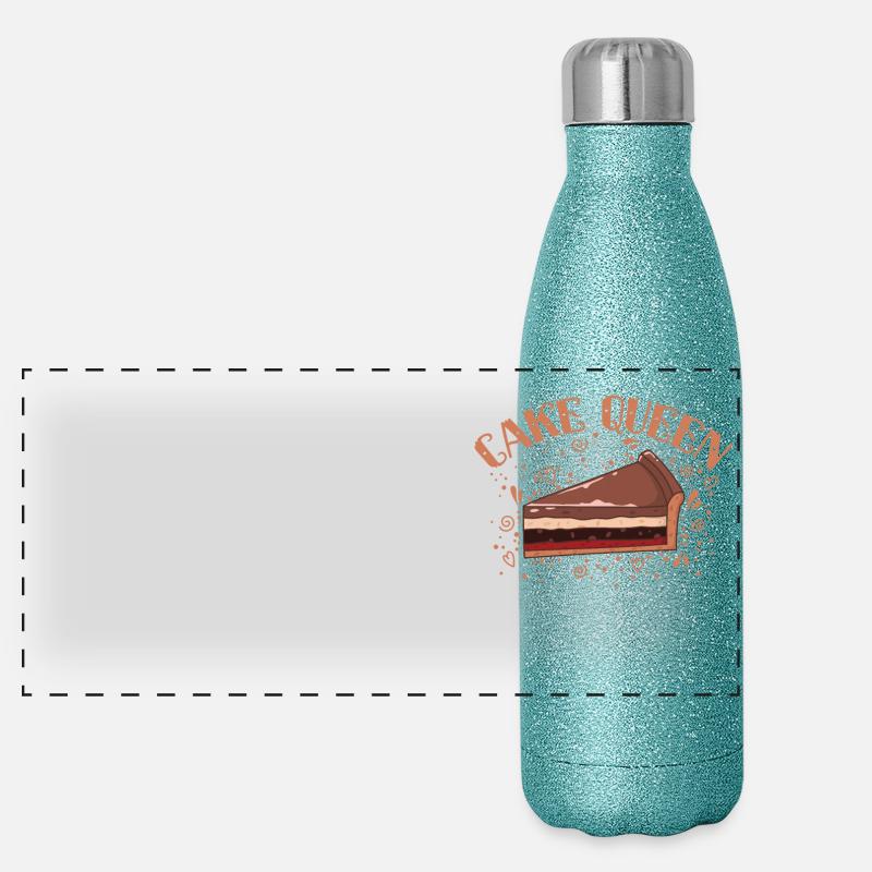 Cake Queen Pâtisseries Bake Cake Confiserie Gourde isotherme panoramique pailletée 500 ml