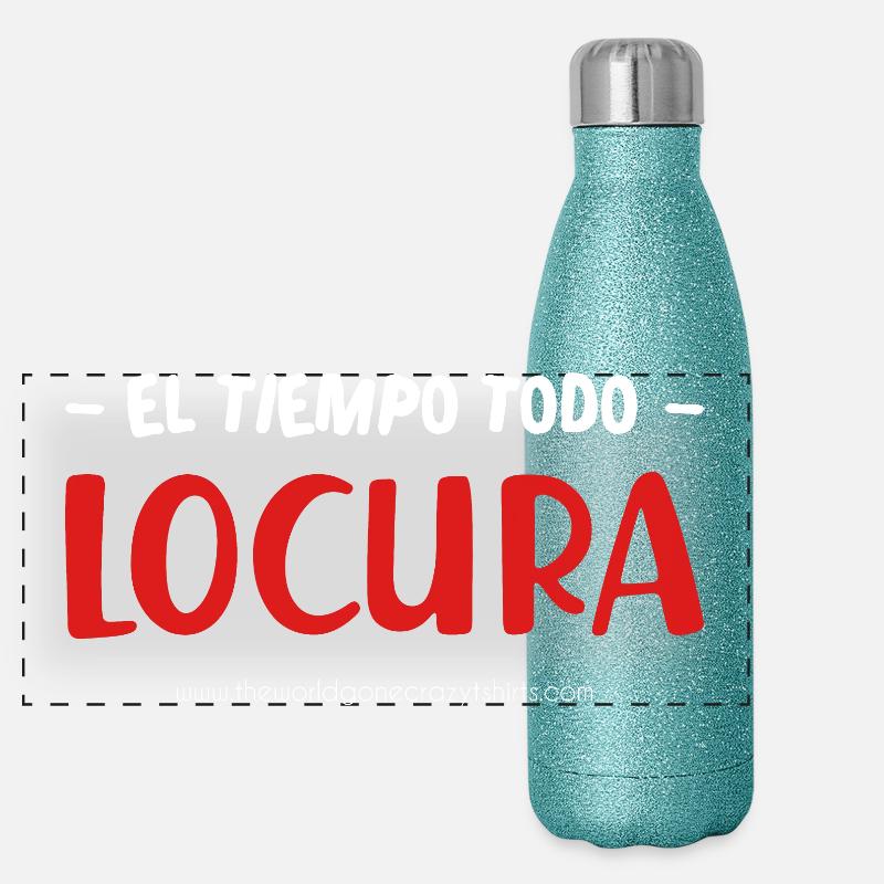 Madness (dark) Panoramic Glitter Thermal Bottle 500 ml