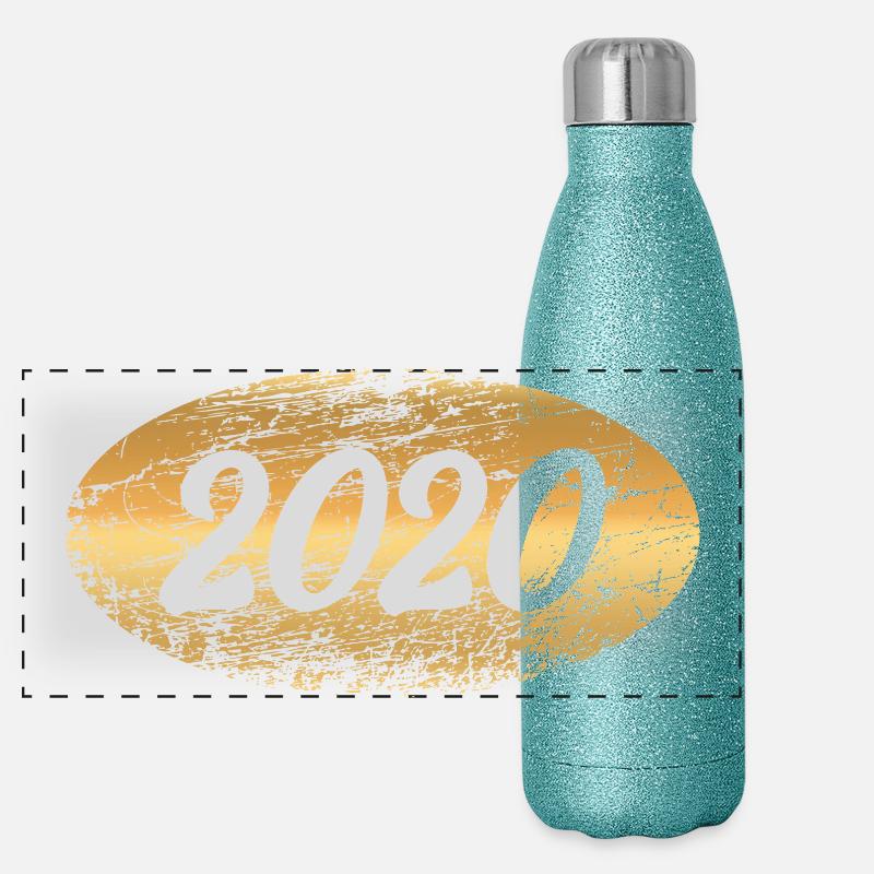 Precious metal 2020 Panoramic Glitter Thermal Bottle 500 ml