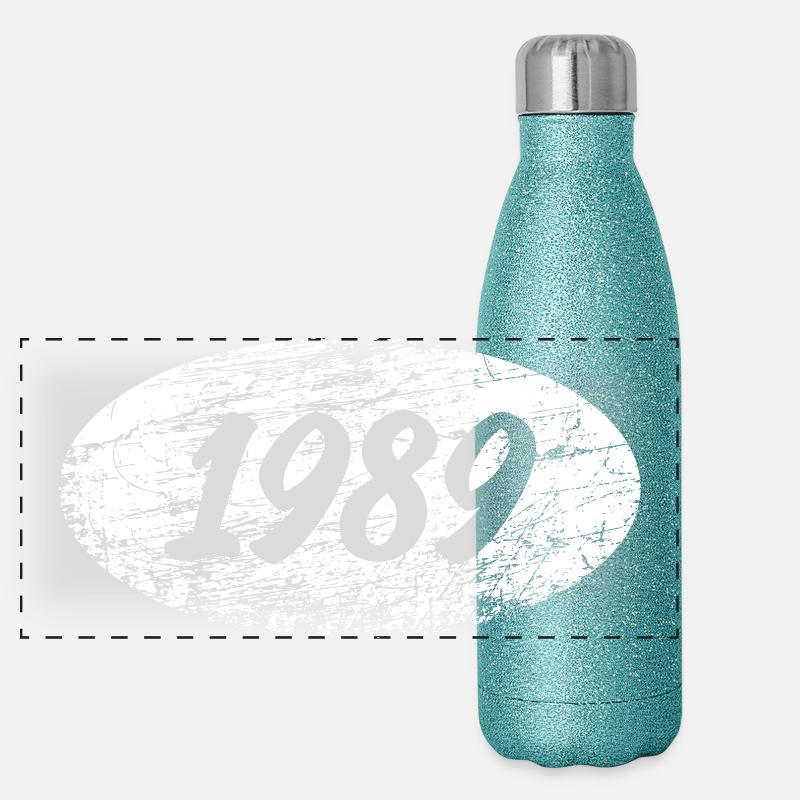 Temps libre 1989 Gourde isotherme panoramique pailletée 500 ml