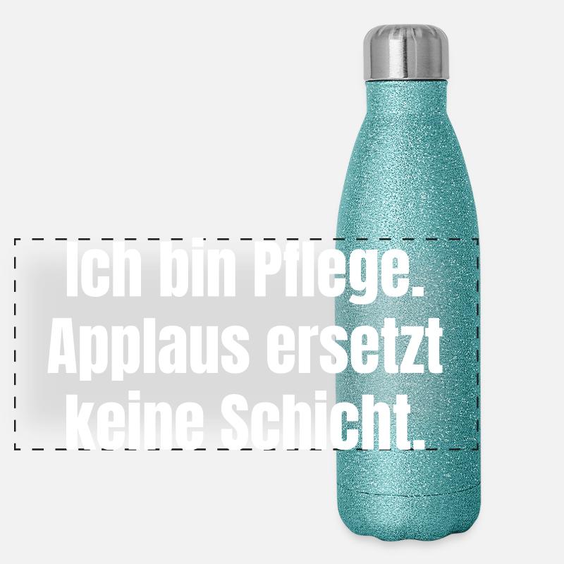 Aidant : Les applaudissements ne remplacent pas une vue Gourde isotherme panoramique pailletée 500 ml