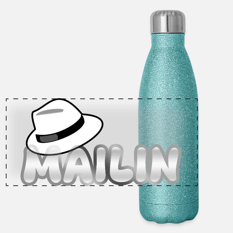 Mailin as a given name Panoramic Glitter Thermal Bottle 500 ml
